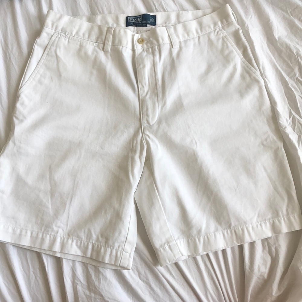 Polo Ralph Lauren white Khaki shorts